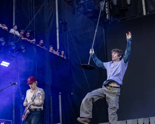 August 2, 2026, Chicago, Illinois, USA: PAT MCCRORY and BRENDAN YATES of Turnstile during the Lollapalooza Music Festival at Grant Park in Chicago, Illinois Chicago USA  - ZUMAs135 20260802_zap_s135_104 Copyright: xDanielxDeSloverx