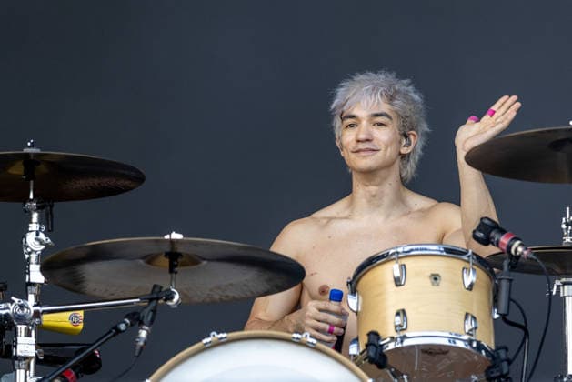August 2, 2026, Chicago, Illinois, USA: DANIEL FANG of Turnstile during the Lollapalooza Music Festival at Grant Park in Chicago, Illinois Chicago USA  - ZUMAs135 20260802_zap_s135_105 Copyright: xDanielxDeSloverx
