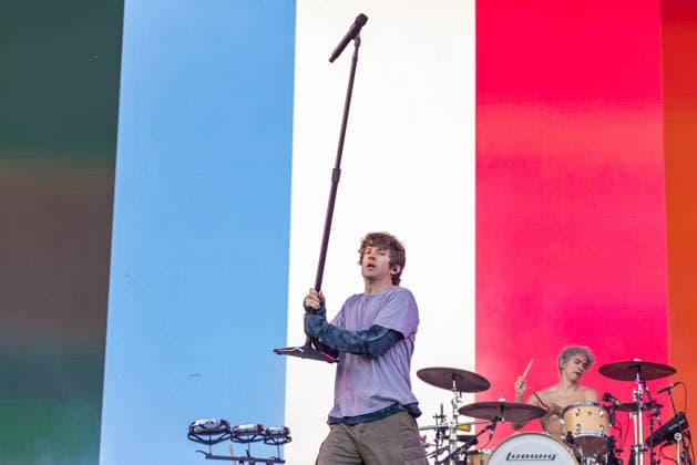 August 2, 2026, Chicago, Illinois, USA: BRENDAN YATES and DANIEL FANG of Turnstile during the Lollapalooza Music Festival at Grant Park in Chicago, Illinois Chicago USA  - ZUMAs135 20260802_zap_s135_113 Copyright: xDanielxDeSloverx