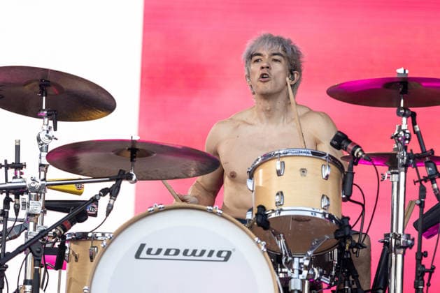 August 2, 2026, Chicago, Illinois, USA: DANIEL FANG of Turnstile during the Lollapalooza Music Festival at Grant Park in Chicago, Illinois Chicago USA  - ZUMAs135 20260802_zap_s135_119 Copyright: xDanielxDeSloverx