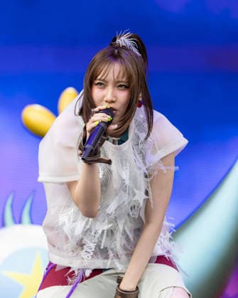 August 2, 2026, Chicago, Illinois, USA: IKURA of Japanese musical duo Yoasobi during the Lollapalooza Music Festival at Grant Park in Chicago, Illinois Chicago USA  - ZUMAs135 20260802_zap_s135_180 Copyright: xDanielxDeSloverx