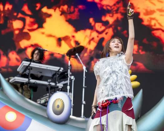 August 2, 2026, Chicago, Illinois, USA: AYASE and IKURA of Japanese musical duo Yoasobi during the Lollapalooza Music Festival at Grant Park in Chicago, Illinois Chicago USA  - ZUMAs135 20260802_zap_s135_181 Copyright: xDanielxDeSloverx