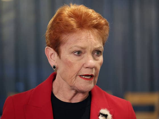 PAULINE HANSON MEET THE CANDIDATES, Pauline Hanson arrives at a venue in Hawthorn, to Meet One Nation Candidates in Melbourne, Monday, August 3, 2026. ( NO ARCHIVING MELBOURNE VICTORIA AUSTRALIA  Copyright: xDAVIDxCROSLINGx 20260803149823075682