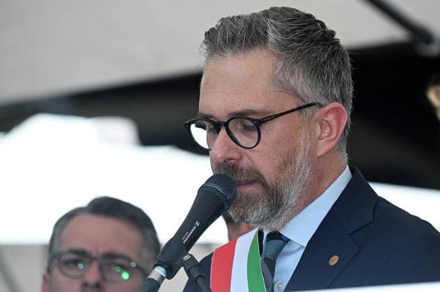 August 2, 2026, Bologna, Italia, Italy: Mayor of Bologna Matteo Lepore during the demonstration for the 46th anniversary of the Bologna massacre, Bologna, 02 08 2026 Bologna Italy  - ZUMAa289 20260802_zia_a289_037 Copyright: xAleandroxBiagiantix xAgfx