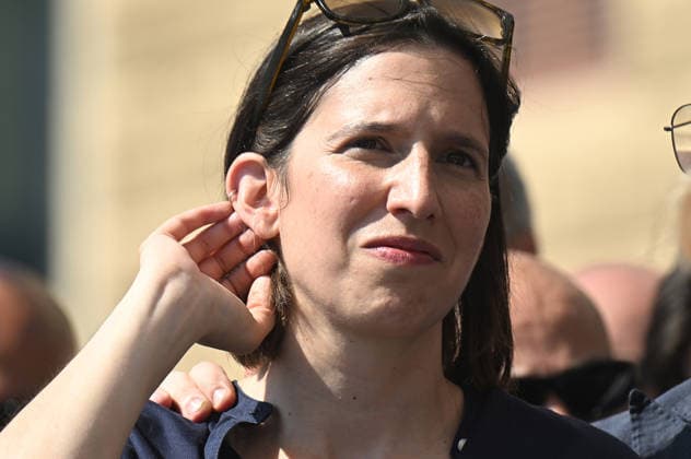 August 2, 2026, Bologna, Italia, Italy: Democratic Party secretary Elly Schlein during the demonstration for the 46th anniversary of the Bologna massacre, Bologna, 02 08 2026 Bologna Italy  - ZUMAa289 20260802_zia_a289_034 Copyright: xAleandroxBiagiantix xAgfx