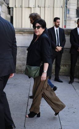 French Singer and pianist Marie-Paule Belle Funeral - Paris Liane Foly arriving at the funeral ceremony for French singer and pianist Marie-Paule Belle at Saint Roch church in Paris, France on August 3, 2026. She died from breast cancer at age 80 on July 25, 2026, in Neuilly-sur-Seine. She was best known for her 1976 hit song La Parisienne ». Photo by Raphael Lafargue ABACAPRESS.COM Paris Ile-de-France France  Copyright: xLafarguexRaphael ABACAx