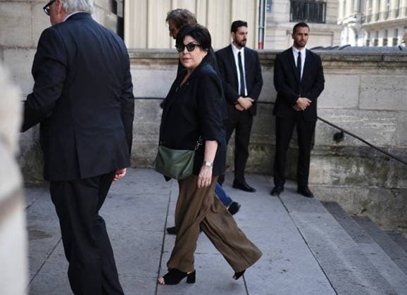 French Singer and pianist Marie-Paule Belle Funeral - Paris Liane Foly arriving at the funeral ceremony for French singer and pianist Marie-Paule Belle at Saint Roch church in Paris, France on August 3, 2026. She died from breast cancer at age 80 on July 25, 2026, in Neuilly-sur-Seine. She was best known for her 1976 hit song La Parisienne ». Photo by Raphael Lafargue ABACAPRESS.COM Paris Ile-de-France France  Copyright: xLafarguexRaphael ABACAx