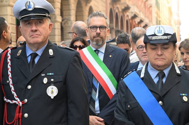 August 2, 2026, Bologna, Italia, Italy: Mayor of Bologna Matteo Lepore during the demonstration for the 46th anniversary of the Bologna massacre, Bologna, 02 08 2026 Bologna Italy  - ZUMAa289 20260802_zia_a289_072 Copyright: xAleandroxBiagiantix xAgfx