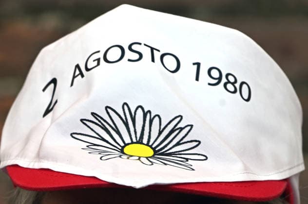 August 2, 2026, Bologna, Italia, Italy: Some participants in the demonstration for the 46th anniversary of the Bologna massacre, Bologna, 02 08 2026 Bologna Italy  - ZUMAa289 20260802_zia_a289_083 Copyright: xAleandroxBiagiantix xAgfx