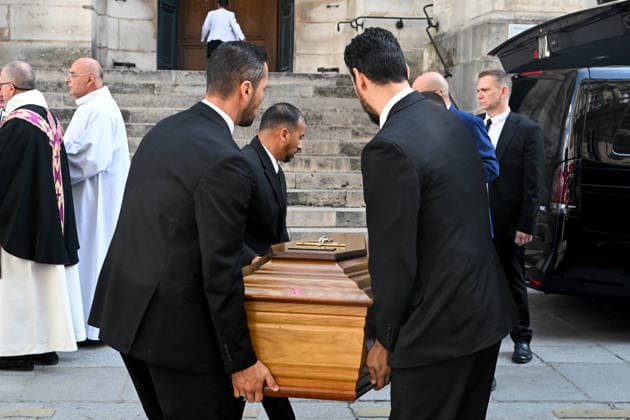 The funeral of Marie Paule Belle, who passed away at the age of 80 on July 25, will be held at Saint Roch Church in Paris 458717 2026 08 03 (no personal information provided)  Copyright: xL.Urmanx xStarfacex STAR_458717_011