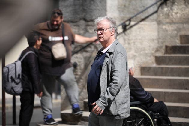 French Singer and Pianist Marie-Paule Belle Funeral - Paris Dominique Besnehard after the funeral ceremony for French singer and pianist Marie-Paule Belle at Saint Roch church in Paris, France on August 3, 2026. She died from breast cancer at age 80 on July 25, 2026, in Neuilly-sur-Seine. She was best known for her 1976 hit song La Parisienne ». Photo by Raphael Lafargue ABACAPRESS.COM Paris Ile-de-France France  Copyright: xLafarguexRaphael ABACAx