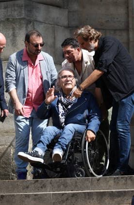French Singer and Pianist Marie-Paule Belle Funeral - Paris Frédéric Zeitoun after the funeral ceremony for French singer and pianist Marie-Paule Belle at Saint Roch church in Paris, France on August 3, 2026. She died from breast cancer at age 80 on July 25, 2026, in Neuilly-sur-Seine. She was best known for her 1976 hit song La Parisienne ». Photo by Raphael Lafargue ABACAPRESS.COM Paris Ile-de-France France  Copyright: xLafarguexRaphael ABACAx