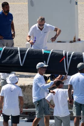 King Felipe VI Reappears in Palma de Mallorca Amid the Migration Crisis in Ceuta King Felipe VI boards a boat with his crew on August 3, 2026, in Palma de Mallorca, Spain CELEBRITIES KING ROYALTY CAR Raú Palma de Mallorca Palma de Mallorca, Spain  Copyright: xRaulxTerrelx 7700246