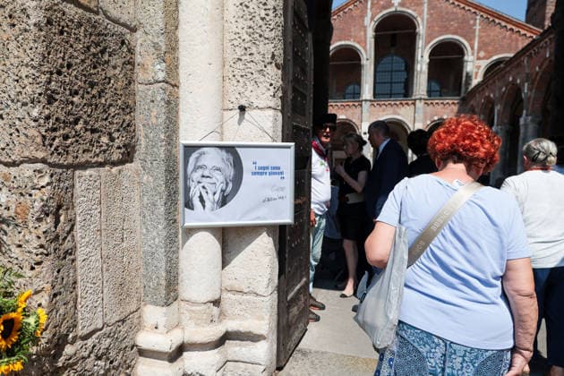 IPA87213243 - Milan: Don Mazzi™s Funeral at the Basilica of Sant™Ambrogio  Copyright: xFrancescoxEnriquezx xPoolxEnriquezxPiaggesix 87213243