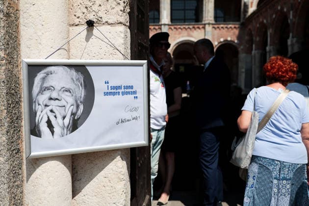 IPA87213249 - Milan: Don Mazzi™s Funeral at the Basilica of Sant™Ambrogio  Copyright: xFrancescoxEnriquezx xPoolxEnriquezxPiaggesix 87213249