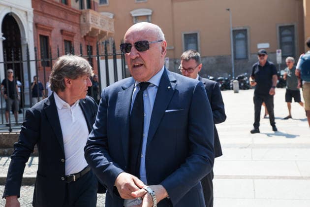 IPA87213266 - Milan: Don Mazzi™s Funeral at the Basilica of Sant™Ambrogio. Pictured: Giuseppe Marotta  Copyright: xFrancescoxEnriquezx xPoolxEnriquezxPiaggesix 87213266