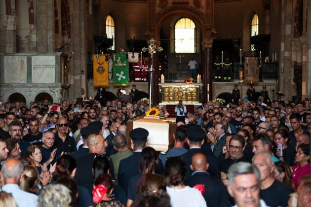 IPA87213511 - Milan: Don Mazzi™s Funeral at the Basilica of Sant™Ambrogio  Copyright: xFrancescoxEnriquezx xPoolxEnriquezxPiaggesix 87213511