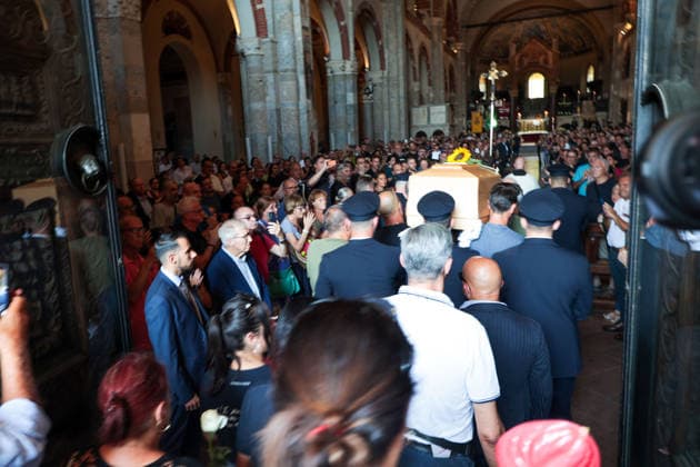 IPA87213514 - Milan: Don Mazzi™s Funeral at the Basilica of Sant™Ambrogio  Copyright: xFrancescoxEnriquezx xPoolxEnriquezxPiaggesix 87213514