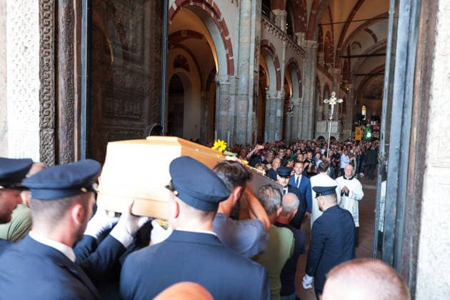 IPA87213516 - Milan: Don Mazzi™s Funeral at the Basilica of Sant™Ambrogio  Copyright: xFrancescoxEnriquezx xPoolxEnriquezxPiaggesix 87213516