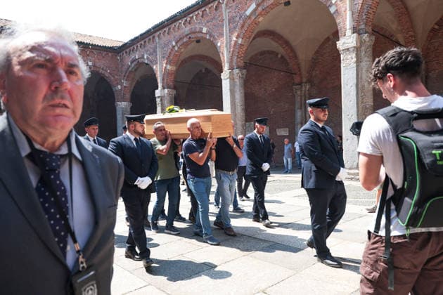 IPA87213519 - Milan: Don Mazzi™s Funeral at the Basilica of Sant™Ambrogio  Copyright: xFrancescoxEnriquezx xPoolxEnriquezxPiaggesix 87213519