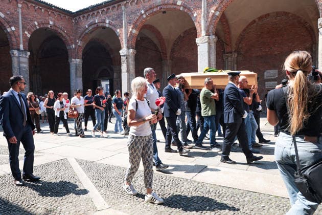 IPA87213521 - Milan: Don Mazzi™s Funeral at the Basilica of Sant™Ambrogio  Copyright: xFrancescoxEnriquezx xPoolxEnriquezxPiaggesix 87213521