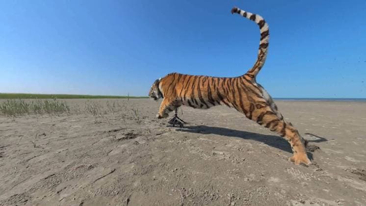First Amur tiger given by Russia to Kazakhstan released into its natural habitat ALMATY, KAZAKHSTAN - AUGUST 03: (----EDITORIAL USE ONLY - MANDATORY CREDIT - KAZAKH MINISTRY OF ENVIRONMENT HANDOUT - NO MARKETING NO ADVERTISING CAMPAIGNS - DISTRIBUTED AS A SERVICE TO CLIENTS----) At the Ile-Balkhash Nature Reserve in the Almaty region, an adult female Amur tiger named Umit, the first of four Amur (Siberian) tigers which were handed over by Russia to Kazakhstan, is released into its natural habitat in Almaty, Kazakhstan on August 03, 2026. Kazakh Ministry of Environment Handout Anadolu Almaty Kazakhstan. Editorial use only. Please get in touch for any other usage.  Copyright: x2026xAnadoluxKazakhxMinistryxofxEnvironmentx xHandoutx