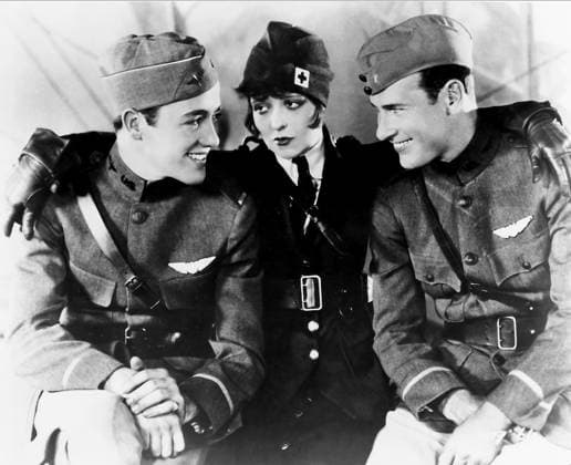 Wings, 1927 Charles Buddy Rogers, Clara Bow & Richard Arlen Wings 19 May 1927 Les ailes Wings Character(s): Jack Powell, Mary Preston, David Armstrong Director: William A. Wellman SAM45682 Allstar Picture Library Ltd PARAMOUNT **Warning** This Photograph is for editorial use only and is the copyright of PARAMOUNT and or the Photographer assigned by the Film or Production Company & can only be reproduced by publications in conjunction with the promotion of the above Film. A Mandatory Credit To PARAMOUNT is required. The Photographer should also be credited when known. No commercial use can be granted without written authority from the Film Company. Copyright: xPARAMOUNTx
