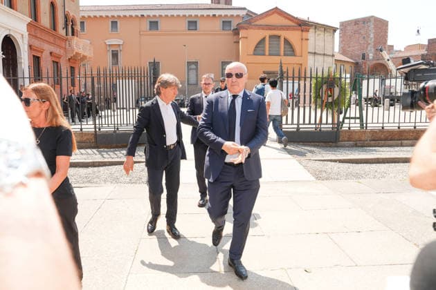 IPA87213918 - Milan: Don Mazzi™s Funeral at the Basilica of Sant™Ambrogio In the photo: Giuseppe Marotta  Copyright: xDuilioxPiaggesix xPoolxEnriquezxPiaggesix 87213918