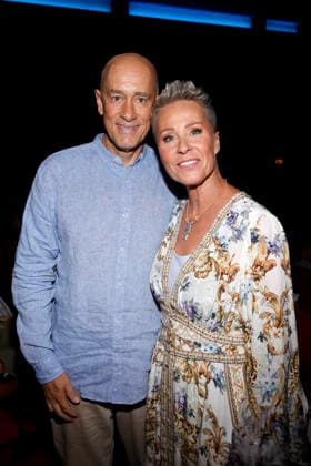 Moderatorin Sonja Zietlow und ihr Ehemann Oliver Haas bei der Kino-Premiere der 4. Staffel der RTL-Show Die Verräter auf dem roten Teppich im Cinenova in Ehrenfeld. Köln, 03.08.2026 NRW Deutschland *** Host Sonja Zietlow and her husband Oliver Haas on the red carpet at the movie premiere of Season 4 of the RTL show *Die Verräter* at the Cinenova in Ehrenfeld, Cologne, August 3, 2026, North Rhine-Westphalia, Germany Copyright: xChristophxHardtx