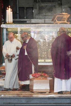 IPA87214061 - Milan: Don Mazzi™s Funeral at the Basilica of Sant™Ambrogio  Copyright: xDuilioxPiaggesix xPoolxEnriquezxPiaggesix 87214061
