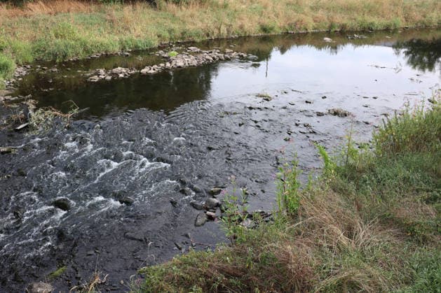 Sommer im Siegerland. Der Fluss Sieg wie hier bei Niederschelden fuehrt (führt) zur Zeit wenig Wasser, Niedrigwasser. Die Bezirksregierung Arnsberg untersagt daher die Wasserentnahme im Regierungsbezirk u.a. aus der Sieg aufgrund anhaltender Trockenheit. Sommer im Siegerland am 03.08.2026 in Siegen Deutschland. *** Summer in the Siegerland: The Sieg River, as seen here near Niederschelden, is currently carrying very little water, Low Water Levels: The Arnsberg District Government has therefore banned water extraction in the district—including from the Sieg—due to persistent drought. Summer in the Siegerland on August 3, 2026, in Siegen, Germany