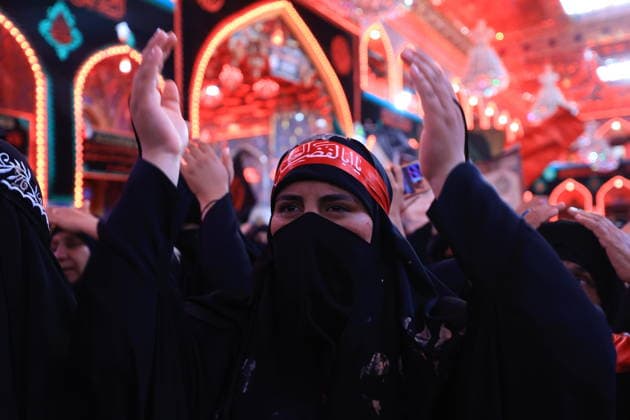 Arbaeen commemorations continue in Karbala KARBALA, IRAQ - AUGUST 3, 2026: Pilgrims gather at the shrines of Imam Hussein and his brother Abbas during the Arbaeen commemorations in Karbala, Iraq, on August 3, 2026. Local and foreign visitors continued to arrive in the holy city to mark Arbaeen, the 40th day after the martyrdom of Prophet Muhammad s grandson Imam Hussein and his 72 companions in the Battle of Karbala. Murtadha Al-Sudani Anadolu Karbala Iraq. Editorial use only. Please get in touch for any other usage.  Copyright: x2026xAnadoluxMurtadhaxAl-Sudanix
