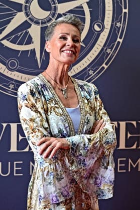 Die Verräter . Sonja Zietlow anläßlich der Kino-Preview Die Verräter Staffel 4, Folge 1 am 03.08.2026 im Cinenova Köln. 20260803MWI139921 *** The Traitors with Sonja Zietlow at the movie preview for The Traitors Season 4, Episode 1 on August 3, 2026, at Cinenova Cologne 20260803MWI139921