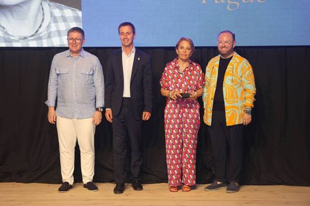 First edition of the Mallorca, Land of Honour awards Marúa Eugenia Yagüe, Mariángel Alcázar, the Minister for Tourism, Guillem Ginard, Michael Douglas, the President of the Consell de Mallorca, Llorenç Galmés, Rosario Nadal, Pablo Erroz and Norma Duval during the first edition of the Mallorca, Land of Honour awards, on 3 August 2026, in Mallorca (Balearic Islands, Spain). These awards were established to recognise various figures for their careers and their connection to the island. ********** 3 AUGUST 2026 Raúl Terrel Europa Press 08 03 2026. 03 Aug 2026 Pictured: The Mayor of Valldemossa, Nadal Torres; the Regional Minister for Tourism, Guillem Ginard; the President of the Consell de Mallorca, Llorenç Galmés; and María Eugenia  Copyright: xThexMegaxAgencyxEuropaxPressx xMEGAx