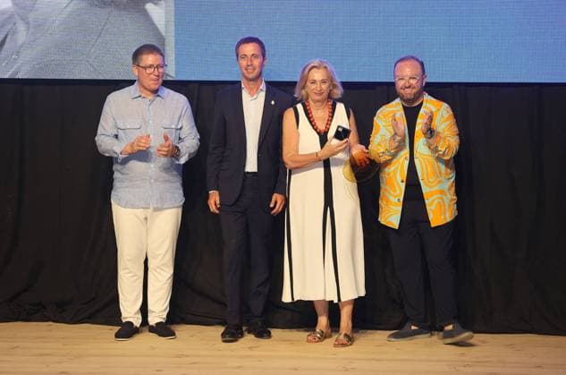 First edition of the Mallorca, Land of Honour awards Marúa Eugenia Yagüe, Mariángel Alcázar, the Minister for Tourism, Guillem Ginard, Michael Douglas, the President of the Consell de Mallorca, Llorenç Galmés, Rosario Nadal, Pablo Erroz and Norma Duval during the first edition of the Mallorca, Land of Honour awards, on 3 August 2026, in Mallorca (Balearic Islands, Spain). These awards were established to recognise various figures for their careers and their connection to the island. ********** 3 AUGUST 2026 Raúl Terrel Europa Press 08 03 2026. 03 Aug 2026 Pictured: The Mayor of Valldemossa, Nadal Torres; the Regional Minister for Tourism, Guillem Ginard; the President of the Consell de Mallorca, Llorenç Galmés; and Mariángel Alc  Copyright: xThexMegaxAgencyxEuropaxPressx xMEGAx