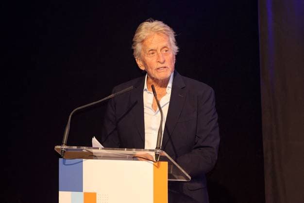 First edition of the Mallorca, Land of Honour awards Marúa Eugenia Yagüe, Mariángel Alcázar, the Minister for Tourism, Guillem Ginard, Michael Douglas, the President of the Consell de Mallorca, Llorenç Galmés, Rosario Nadal, Pablo Erroz and Norma Duval during the first edition of the Mallorca, Land of Honour awards, on 3 August 2026, in Mallorca (Balearic Islands, Spain). These awards were established to recognise various figures for their careers and their connection to the island. ********** 3 AUGUST 2026 Raúl Terrel Europa Press 08 03 2026. 03 Aug 2026 Pictured: Michael Douglas at the first edition of the Mallorca, Land of Honour awards, on 3 August 2026, in Mallorca (Balearic Islands, Spain). These awards were established  Copyright: xThexMegaxAgencyxEuropaxPressx xMEGAx