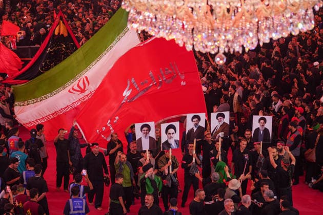 Thousands attend Arbaeen ceremonies in Karbala KARBALA, IRAQ - AUGUST 03: Thousands of people takesw part in Arbaeen commemorations marking the 40th day after the martyrdom of Prophet Muhammad s grandson Imam Hussein and his 72 companions in Karbala, Iraq, on August 3, 2026. Despite large crowds, local and foreign visitors reached the Imam Hussein Shrine to offer prayers and pay their respects. Karar Essa Anadolu Karbala Iraq. Editorial use only. Please get in touch for any other usage.  Copyright: x2026xAnadoluxKararxEssax