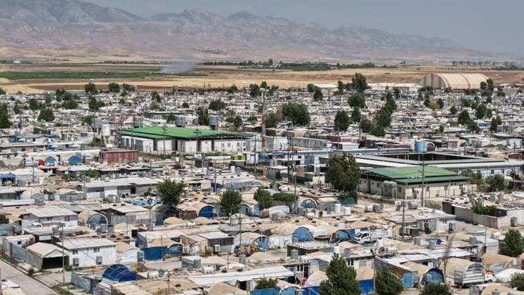 Displaced Yazidis unable to return home 12 years after Daesh occupation DUHOK, SYRIA - AUGUST 3: Yazidis spend time in camps as they live in the camps more than a decade after fleeing the occupation of Iraq s Sinjar by the terrorist group Daesh (ISIS) in Duhok, Syria on August 3, 2026. Thousands of Yazidis remain unable to return to their homes, including Sharya in Duhok and Hasan Sham between Erbil and Duhok, relying on support from local and international humanitarian organizations. Rawan Subhi Obaiullah Anadolu Duhok Iraq. Editorial use only. Please get in touch for any other usage.  Copyright: x2026xAnadoluxRawanxSubhixObaiullahx