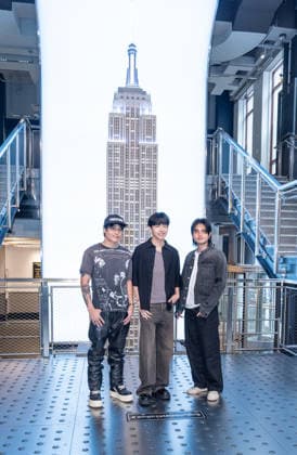 NY: Members of P-Pop boy band visit Empire State Building Members of P-Pop boy band Felip Jhon Suson, known professionally as Felip and as Ken, John Paulo Bagnas Nase, known professionally as Pablo and Justin de Dios, known mononymously as Justin visit Empire State Building in New York, NY on August 3, 2026. New York New York United States Copyright: LevxRadin