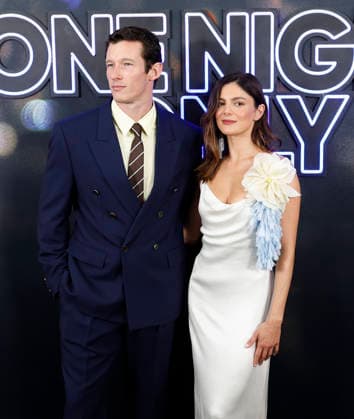 Monica Barbaro and Callum Turner arrive on the red carpet at the One Night Only New York Premiere at SVA Theater on Monday, August 3, 2026 in New York City.  NYP20260803142 JOHNxANGELILLO