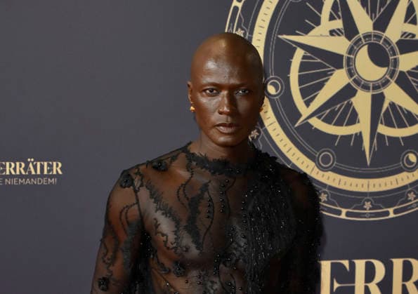 ABB VERRAETTER- Papis Loveday ist ein senegalesisches Topmodel auf dem roten Teppich Teilnehmer bei den neuen folgen der RTL Sendung TV Serie Die Verraeter - Vertraue Niemandem Staffel 4 im Cinonova Kino am 03.08.2026 in Koeln Ehrenfeld NRW Deutschland *** ABB VERRAETTER Papis Loveday is a Senegalese supermodel and red carpet guest at the premiere of the new episodes of the RTL TV series *Die Verraeter: Trust No One*, Season 4, at the Cinonova Cinema on August 3, 2026, in Cologne-Ehrenfeld, North Rhine-Westphalia, Germany
