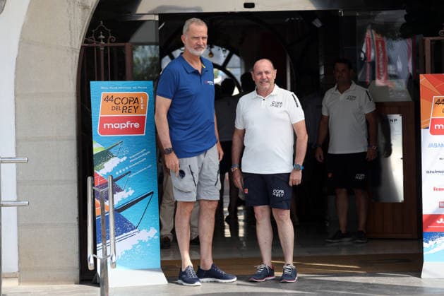 King Felipe arrives at the marina in Palma de Mallorca to participate in the Copa del Rey Mapfre King Felipe VI upon his arrival at the marina to participate in the Copa del Rey Mapfre, on August 4, 2026, in Palma de Mallorca, Spain KING REGATTAS MARINA SAILING CUP Raú Palma de Mallorca Palma de Mallorca, Spain  Copyright: xRaulxTerrelx 7701084