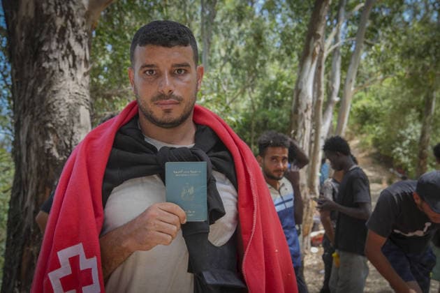Migrant crisis in Cueta 03.08.2026. 03 08 26..An unprecedented border crisis has hit the Spanish North African enclave of Ceuta, where an estimated 60,000 migrants crossed from Morocco.  Copyright: xIanxWhittakerx NINTCHDBPICT001099242363