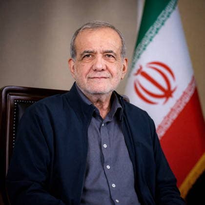 August 4, 2026, Tehran, Iran: Iranian President MASOUD PEZESHKIAN speaks during an interview in Tehran. Tehran Iran - ZUMAi98_ 20260804_zih_i98_026 Copyright: xIranianxPresidencyx