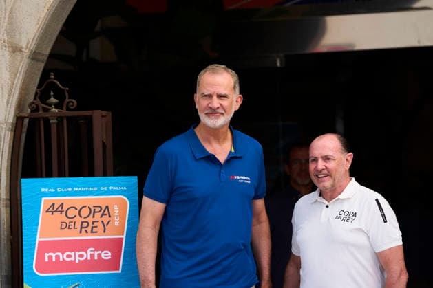 August 4, 2026, Palma, Balearic Islands, Spain: King Felipe VI of Spain arrives at Real Club Nautico de Palma during 44th Copa del Rey MAPFRE Sailing Cup, day 1 on August 4, 2026 in Palma, Spain .The Spanish Navy sailing yacht Ã¢â‚¬ËœHispaniaÃ¢â‚¬â ¢ races in the 44th Copa del Rey MAPFRE Sailing Cup, replacing the Aifos, the yacht King Felipe VI has raced for nearly 20 years Palma Spain  - ZUMAg15_ 20260804_zaf_g15_005 Copyright: xJackxAbuinx