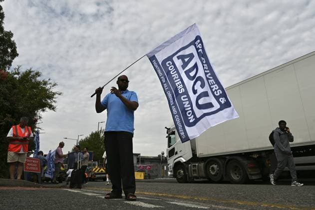 Protesters rally in London against driverless vehicles LONDON, UNITED KINGDOM - AUGUST 4: Members of the App Drivers &amp; Couriers Union (ADCU), Brent Green Party and the Pull the Plug on Waymo campaign stage a protest outside Waymo’s office in Park Royal against the expansion of driverless vehicles in London, United Kingdom, on August 4, 2026. Demonstrators argue that autonomous vehicles threaten drivers’ job security and livelihoods and call for workers’ rights to be protected. Rasid Necati Aslim Anadolu London United Kingdom. Editorial use only. Please get in touch for any other usage.  Copyright: x2026xAnadoluxRasidxNecatixAslimx