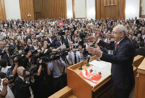 CHP Group Meeting ANKARA, TURKIYE - AUGUST 04: Leader of the Republican People s Party (CHP) Kemal Kilicdaroglu speaks during his party s group meeting at the Turkish Grand National Assembly in Ankara, Turkiye on August 04, 2026. Metin Aktas Anadolu Ankara Turkey. Editorial use only. Please get in touch for any other usage.  Copyright: x2026xAnadoluxMetinxAktasx