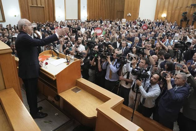 CHP Group Meeting ANKARA, TURKIYE - AUGUST 04: Leader of the Republican People s Party (CHP) Kemal Kilicdaroglu speaks during his party s group meeting at the Turkish Grand National Assembly in Ankara, Turkiye on August 04, 2026. Metin Aktas Anadolu Ankara Turkey. Editorial use only. Please get in touch for any other usage.  Copyright: x2026xAnadoluxMetinxAktasx