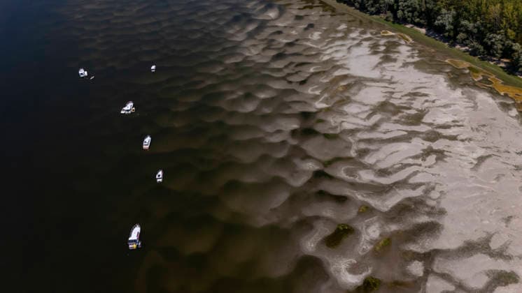 260804_PXL_Danube low water level Low water level after prolonged heatwave of the Danube near Vukovar, Coratia, on on July 04. 2026.  DavorxJavorovic PIXSELL