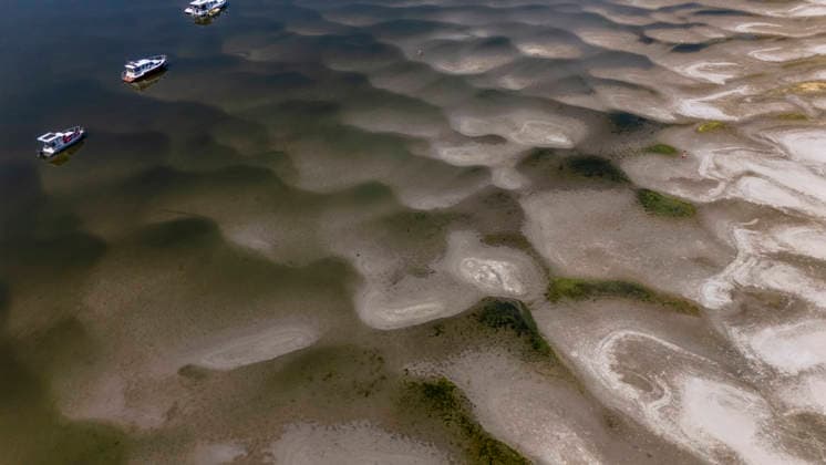 260804_PXL_Danube low water level Low water level after prolonged heatwave of the Danube near Vukovar, Coratia, on on July 04. 2026.  DavorxJavorovic PIXSELL
